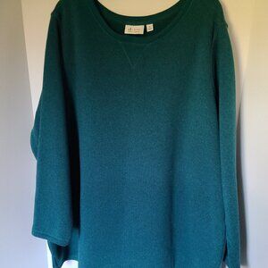 DENIIM + COMPANY NWT FLEECE LINED COMFY SWEATSHIRTSIZE 3 X